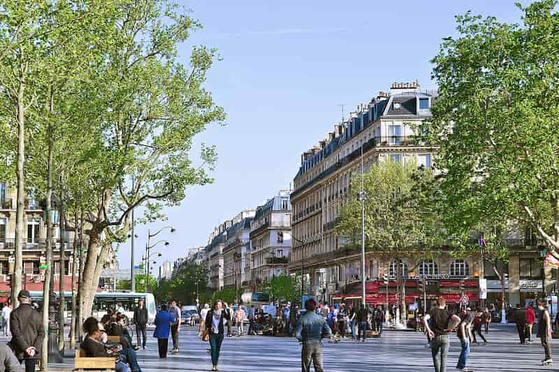 Le boulevard Voltaire, Paris
