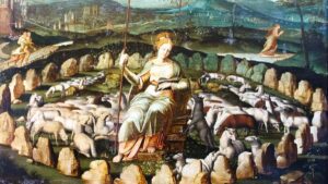 Anonyme, Sainte Geneviève au Lendit, XVIe siècle