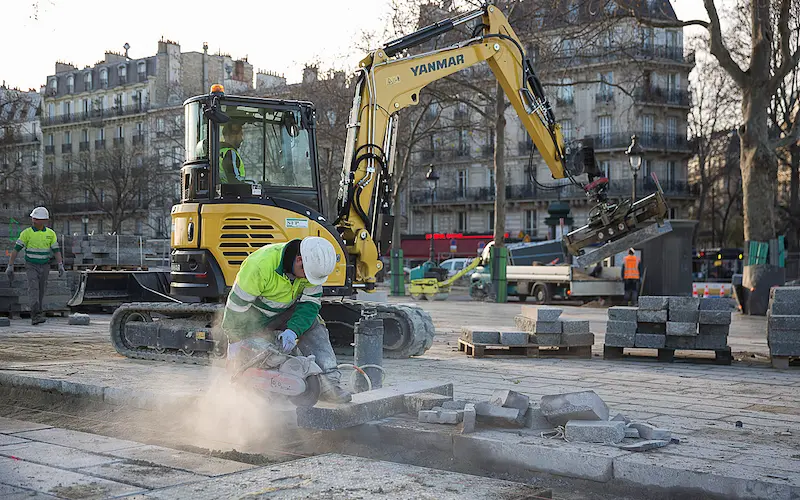 Outre la circulation, les travaux sont également à l’origine de ces nuisances sonores trop importantes © Jean-Baptiste Gurliat / Ville de Paris