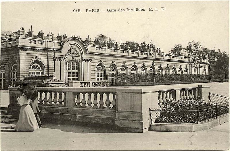 Gare des Invalides avant 1915 © Wikimedia