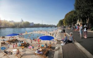 Baignade dans la Seine © Apur Luxigon