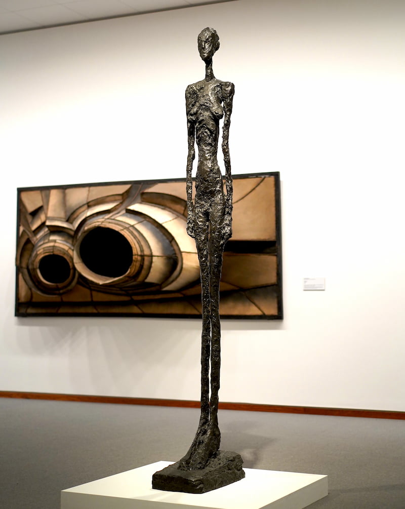 Sculpture Grande femme III de Giacometti © AdobeStock_Achim Wagner.