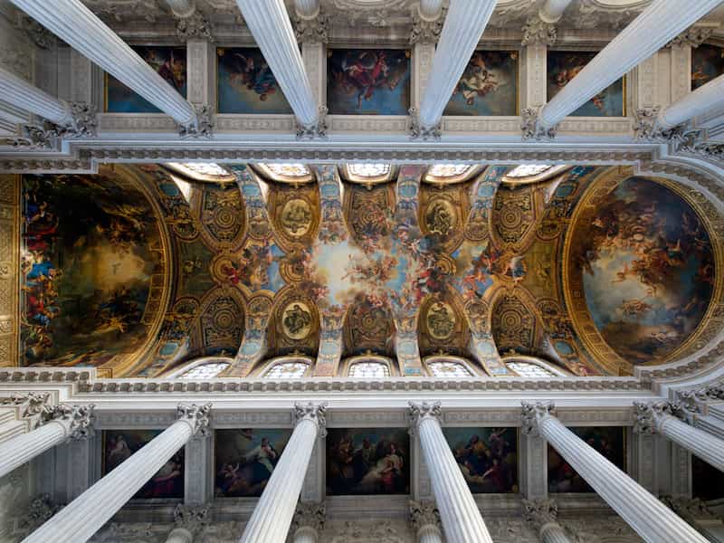 La voûte peinte de la Chapelle royale par Antoine Coypel