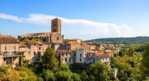 Le village de Montolieu dans la Montagne Noire © Adobe Stock