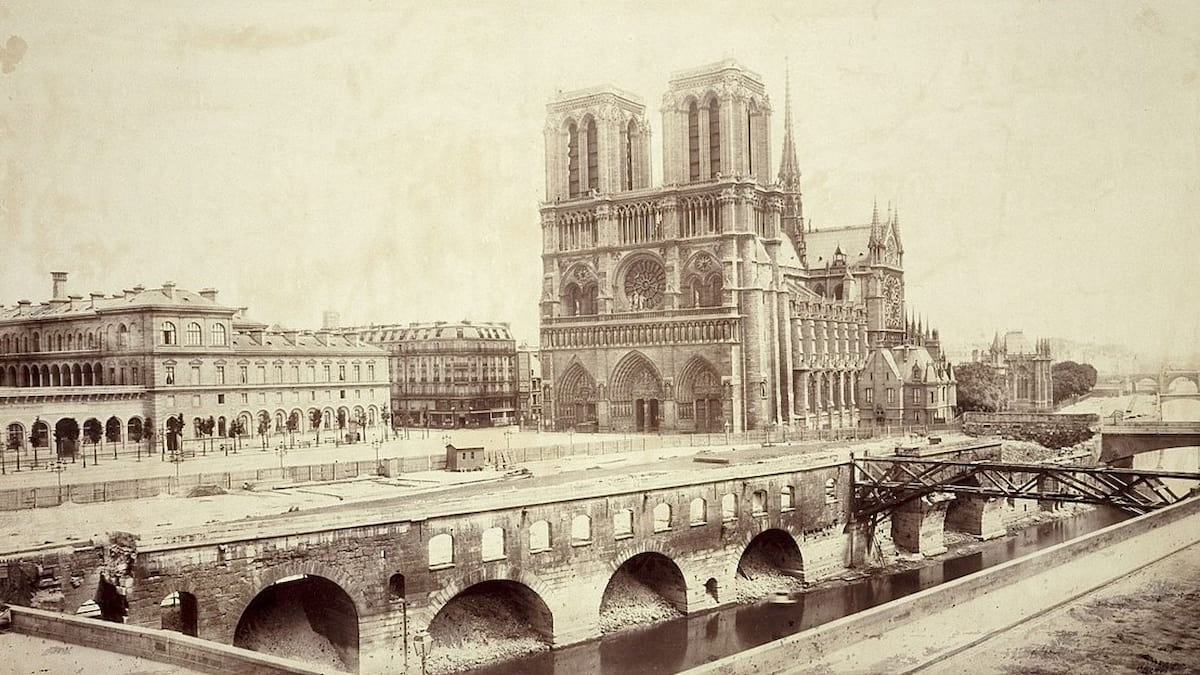 Henri Emile Cimarosa Godefroy, Hôtel-Dieu et Notre-Dame, 1878