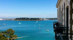 Vue sur mer de l'Hôtel Barrière Le Grand Hôtel Dinard