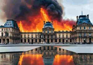 Musée du Louvre - © Image générée par l'IA Canva