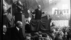 Discours de Léon Blum au congrès socialiste, 1932 © Agence Meurisse / BnF
