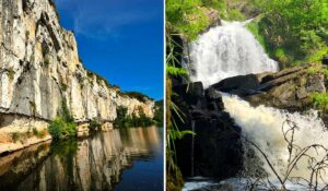 Chemin de halage et Cascade de Murel © Lot Tourisme Cochise et @angelot_nicolas