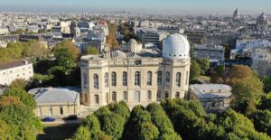 Vue aérienne du jardin de l'Observatoire de Paris