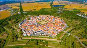 Vue aérienne de Neuf-Brisach © AdobeStock_GDMpro S.R.O
