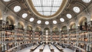 La salle ovale de la BnF - © Jean-Christophe Ballot / BnF / Oppic