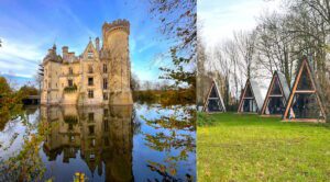 Château de La Mothe-Chandeniers et ses écolodges © Mélina Hoffmann