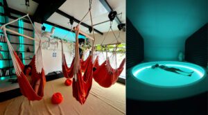 Flottaison en isolation sensorielle à Meïso © Mélina Hoffmann / Meïso