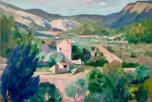 Henri Manguin, La Plaine, Cassis-sur-Mer, 1913, huile sur toile, 100 x 120 cm © Collection du Centre national des arts plastiques (FNAC 5315)