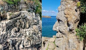 Rochers Sculptés de Rothéneuf © @morganelebretphotographies et @annekerdi