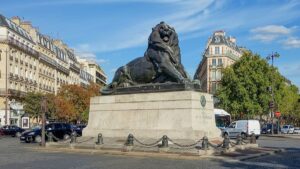 Le lion de Belfort, place Denfert-Rochereau