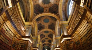 Plafond de la Bibliothèque de l'Assemblée nationale - © Assemblée nationale