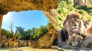 Le Bioparc Zoo de Doué-la-Fontaine, ses girafes et bébés lions © Bioparc - S. Gaudard / P. Chabot