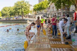 Baignade, Bras Marie, 2025 - © Clément Dorval / Ville de Paris