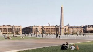 Vue de la place de la Concorde après rénovation Crédit photo :Philippe Prost, architecte/AAPP © Jeudi Wang © adagp,2025