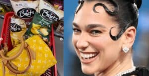 Dua Lipa adore chips Brets