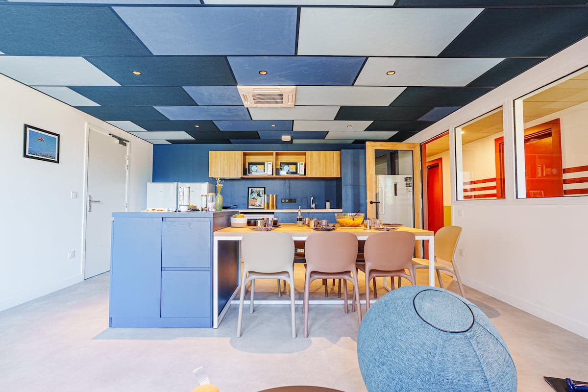 Cuisine partagée de la résidence étudiante premium en coliving Ecla à Bordeaux