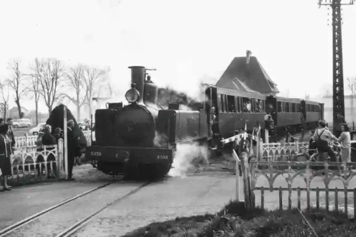 Train à vapeur de la Baie de Somme en 1982 - Zigzag