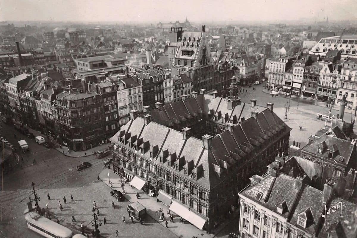 Vieille Bourse de Lille en 1958 - Zigzag