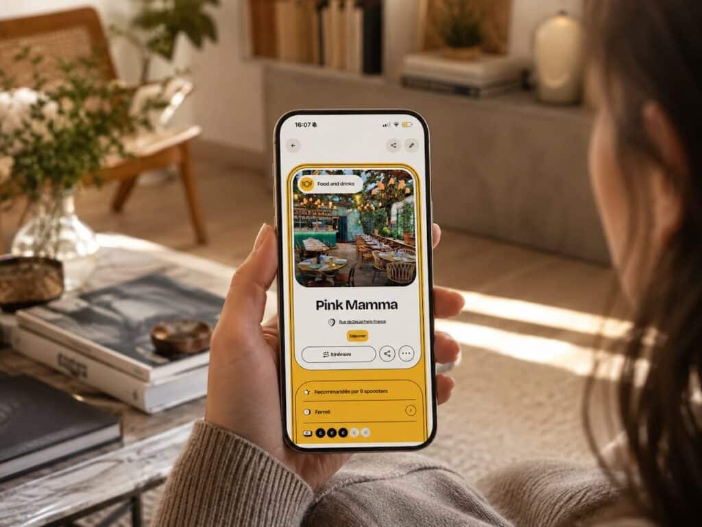 Application Spooot, les meilleures adresses des locaux