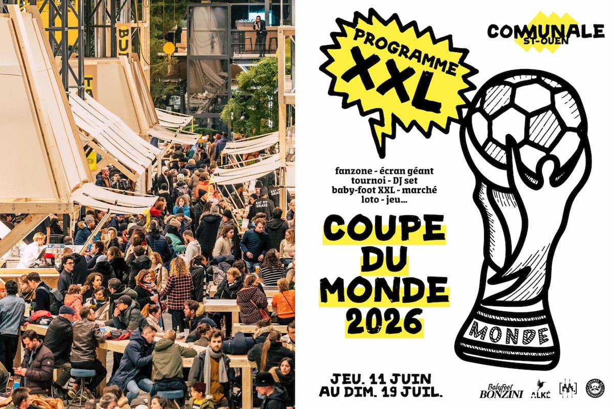 Communale Saint-Ouen, la grande halle en mode Coupe du Monde