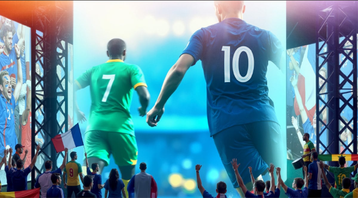 Soirée immersive autour du match France-Sénégal sur écran géant à Paris
