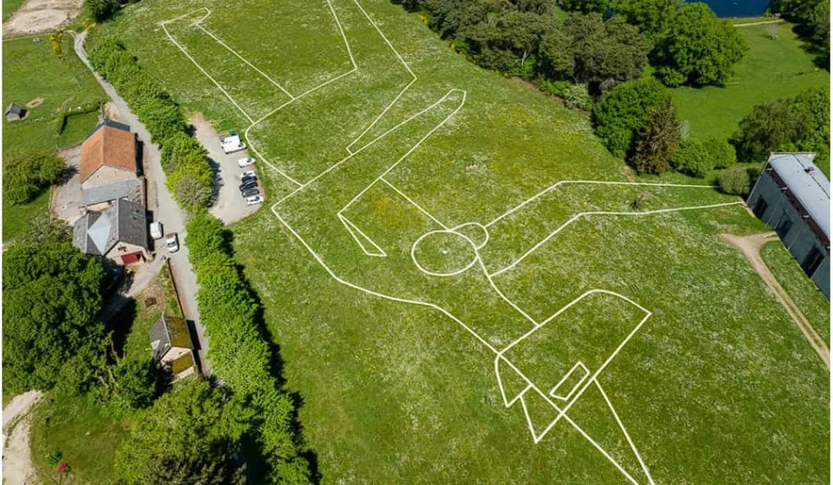 CIAP, land art vu du ciel