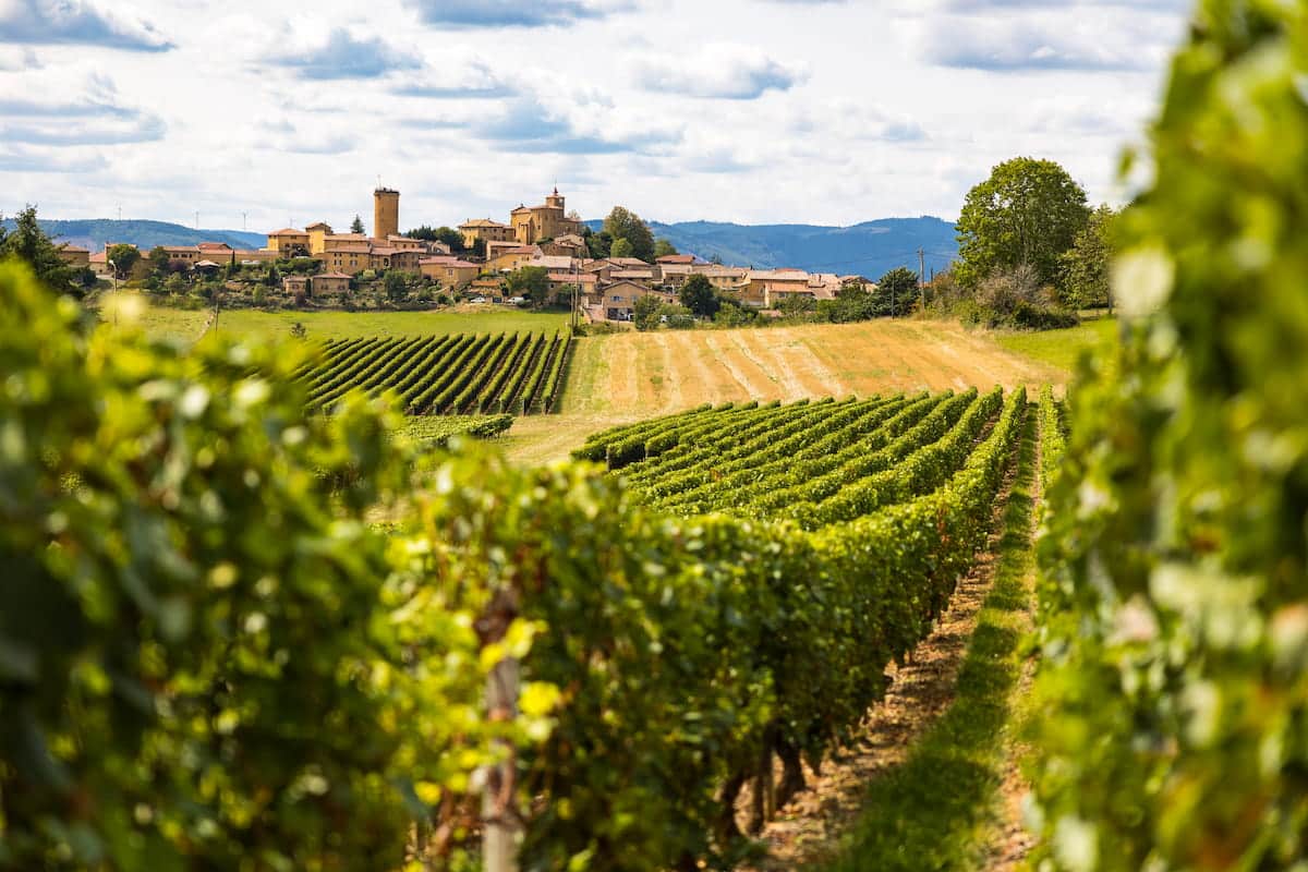 Village médiéval d’Oingt en pierres dorées au cœur du Beaujolais