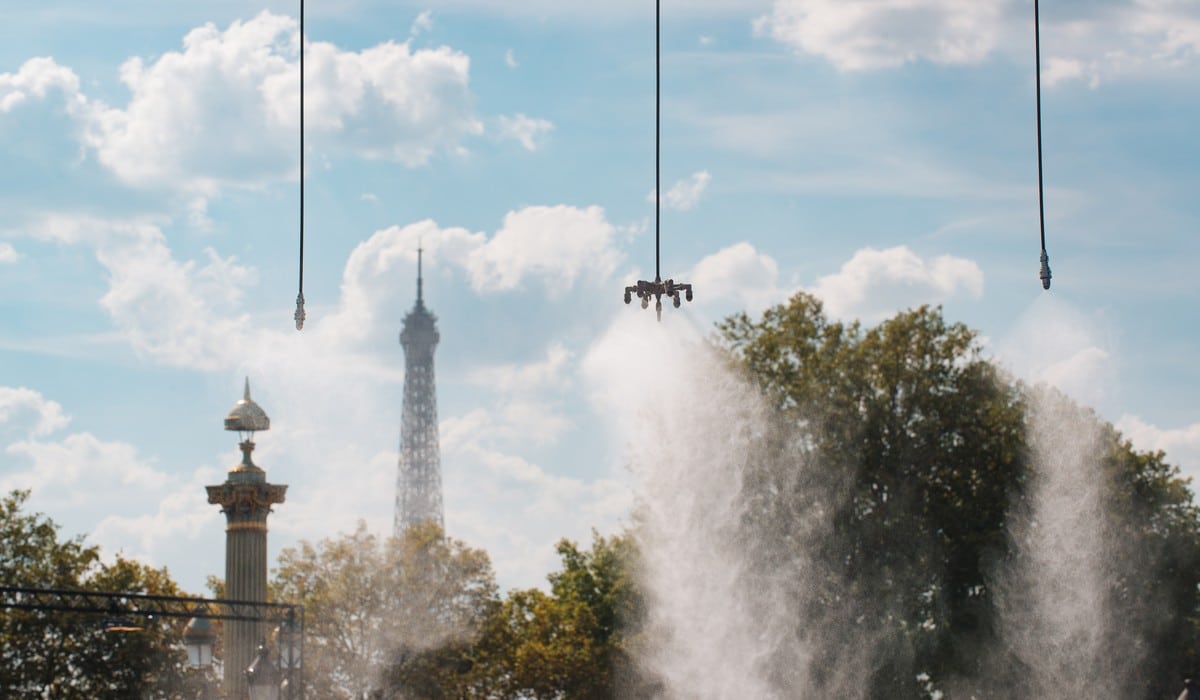 Canicule à Paris et brumisateurs 