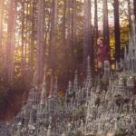 Citadelle de Monthoux cachée dans une forêt du Jura suisse avec son créateur François Monthoux