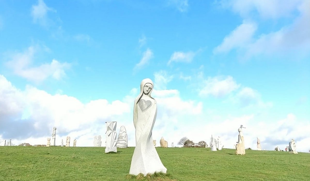 La Vallée des Saints, créations sur la commune de Canoët 