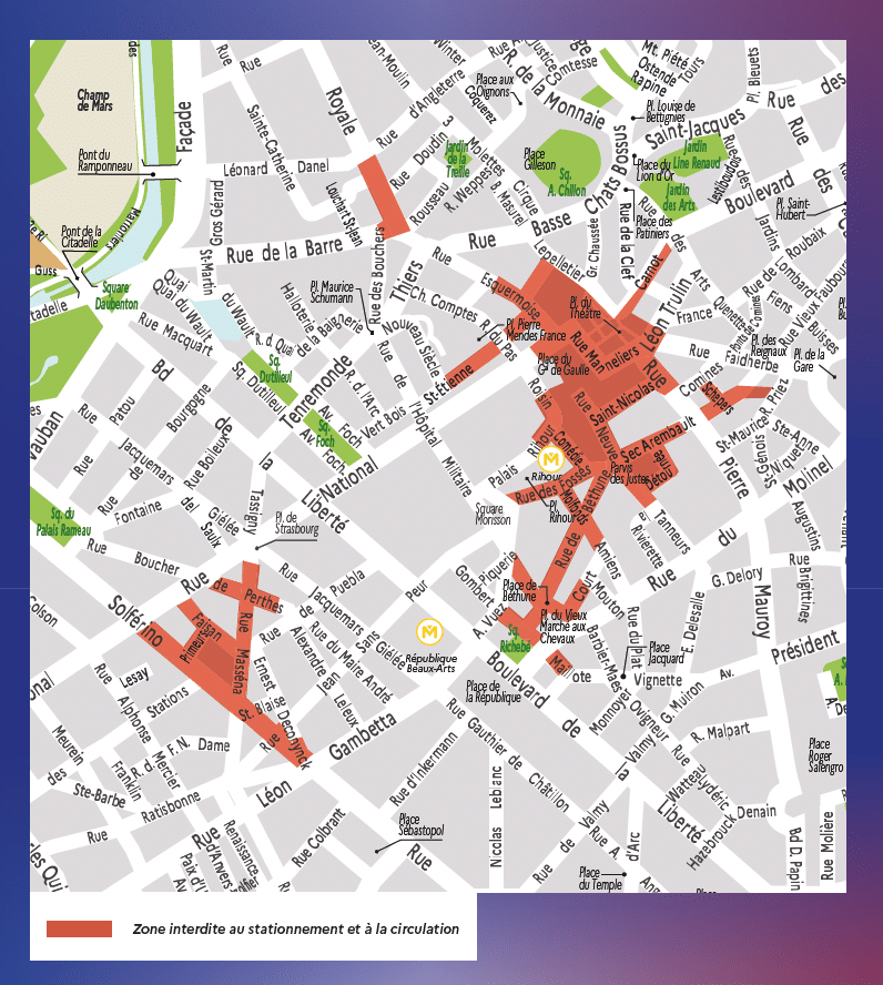 Piétonnisation Lille Coupe du Monde © Ville de Lille