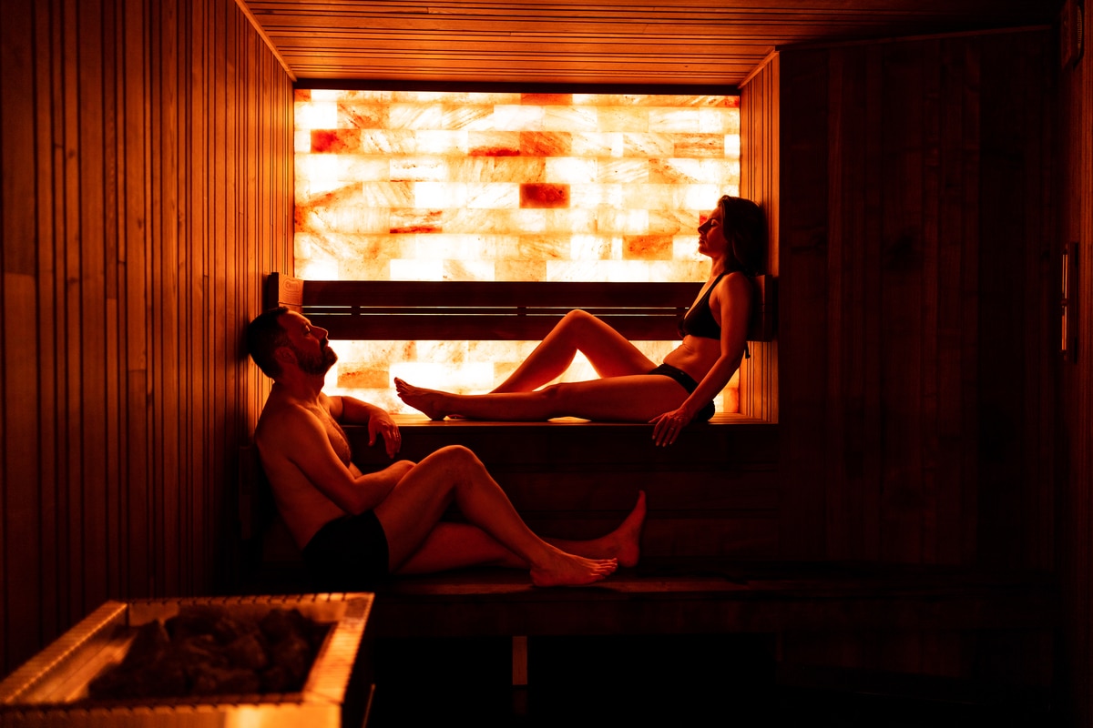 Un magnifique sauna avec grotte de sel fait partie du Parcours Celtique. @Lalanterne.bzh