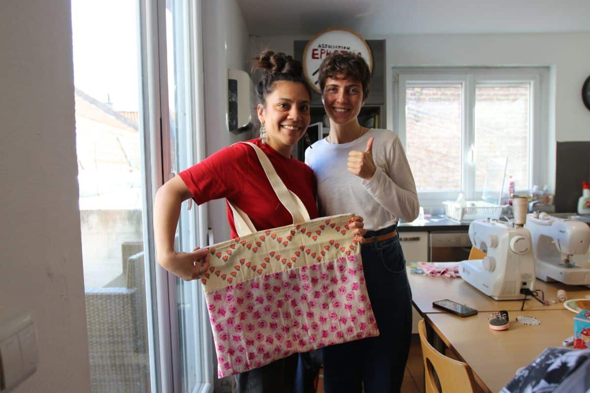 Atelier tote-bag © Friperie Ephatha - Zigzag