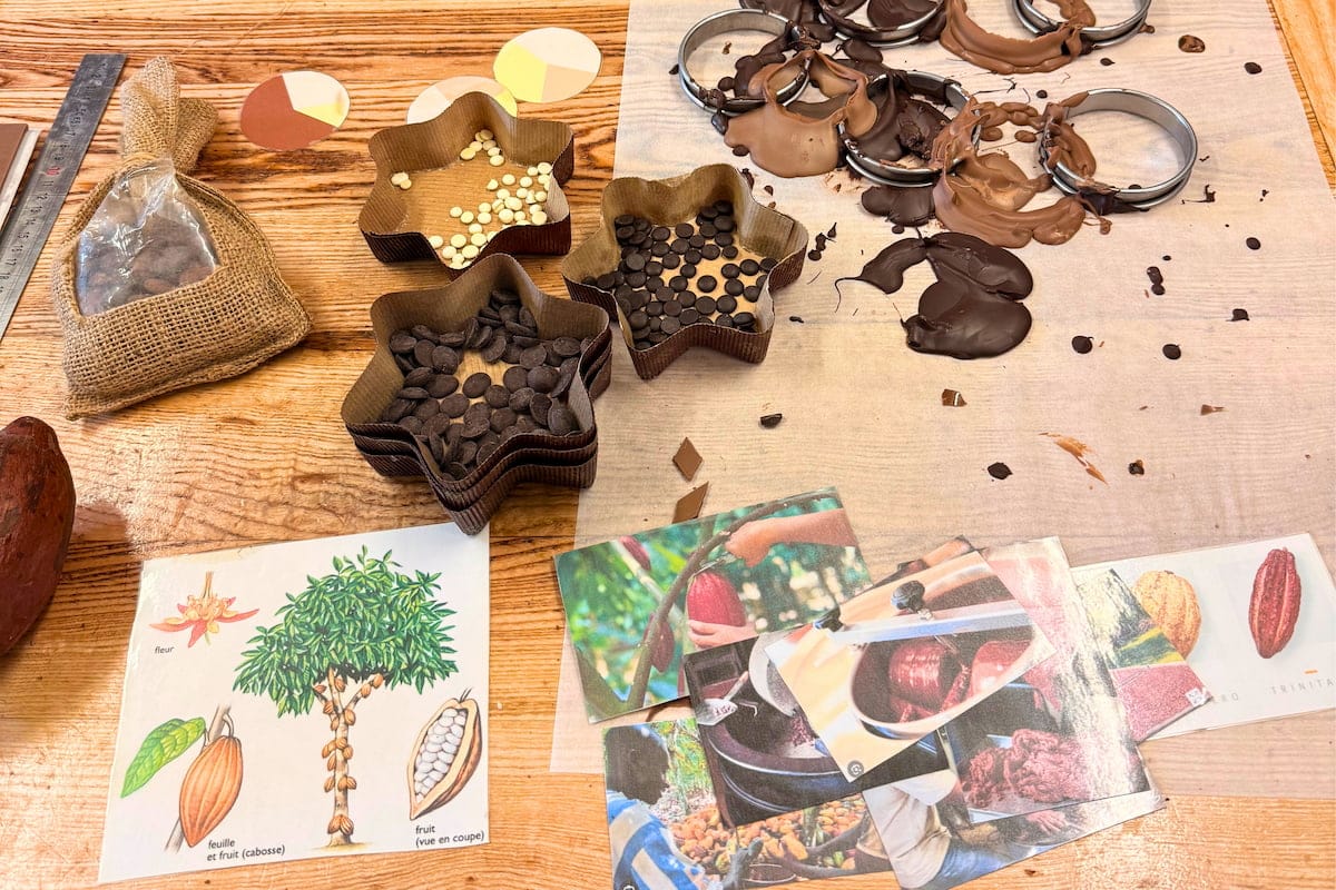 Atelier de chocolat aux Ateliers du Goût à Foussais-Payré