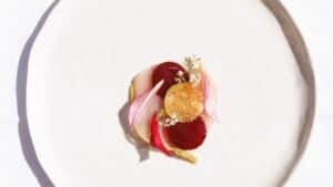 Création gastronomique végétale du restaurant Datil © Datil
