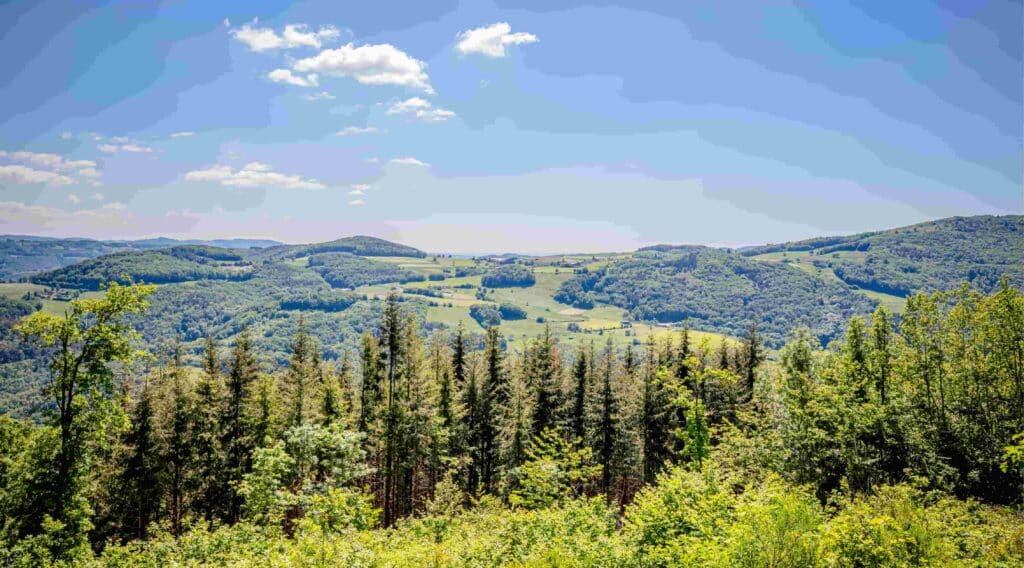 Vue depuis les Monts du Lyonnais
