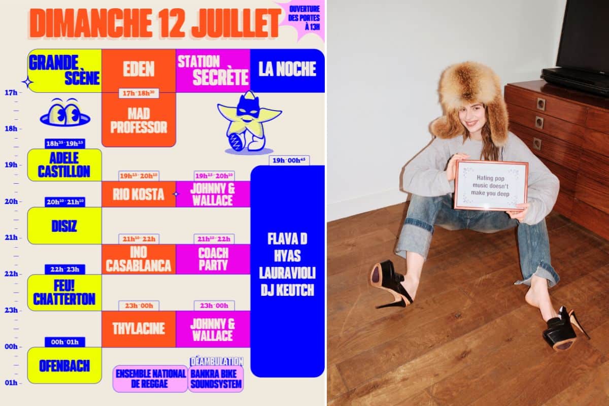 Programmation Time Table Nuits Secrètes 12 juillet 2026 - Zigzag