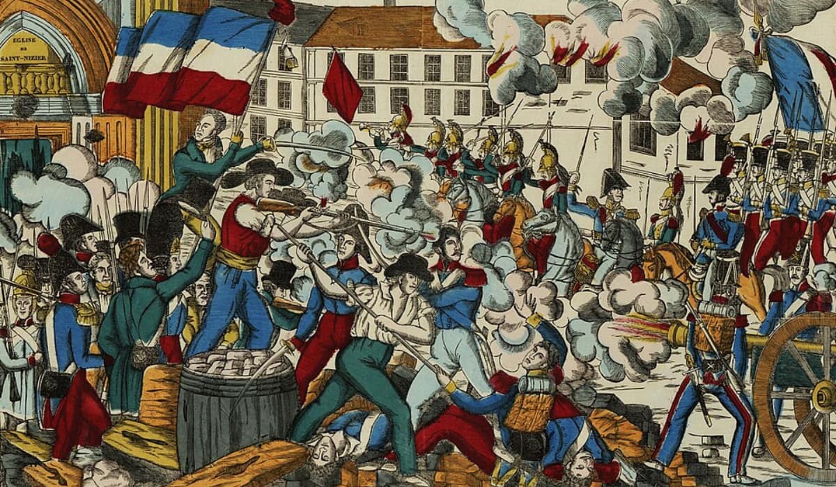 Illustration historique de la révolte des canuts à Lyon