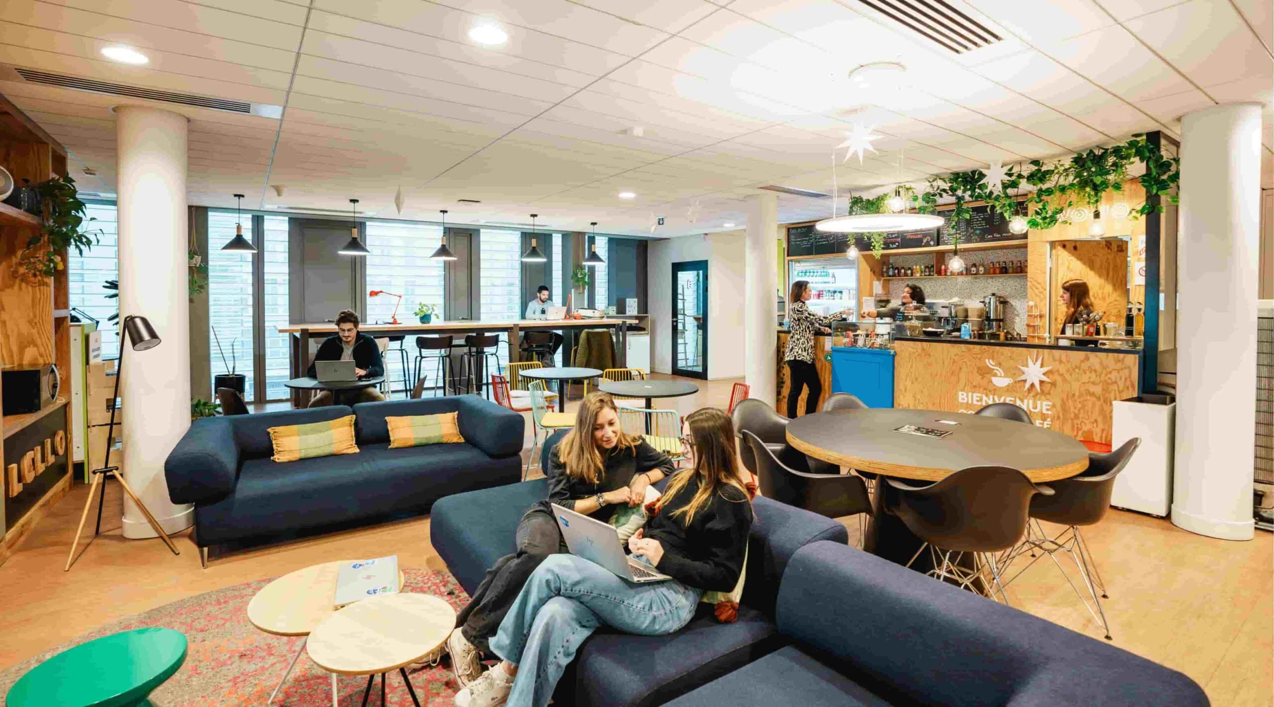 Espace de coworking Wojo à l'Hôtel-Dieu de Lyon