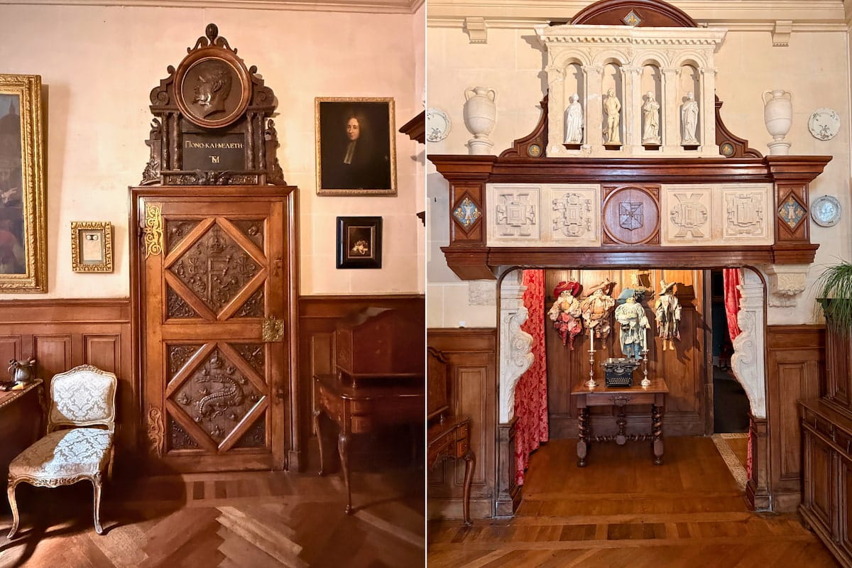 Boiseries et oratoire du château de Terre-Neuve à Fontenay-le-Comte