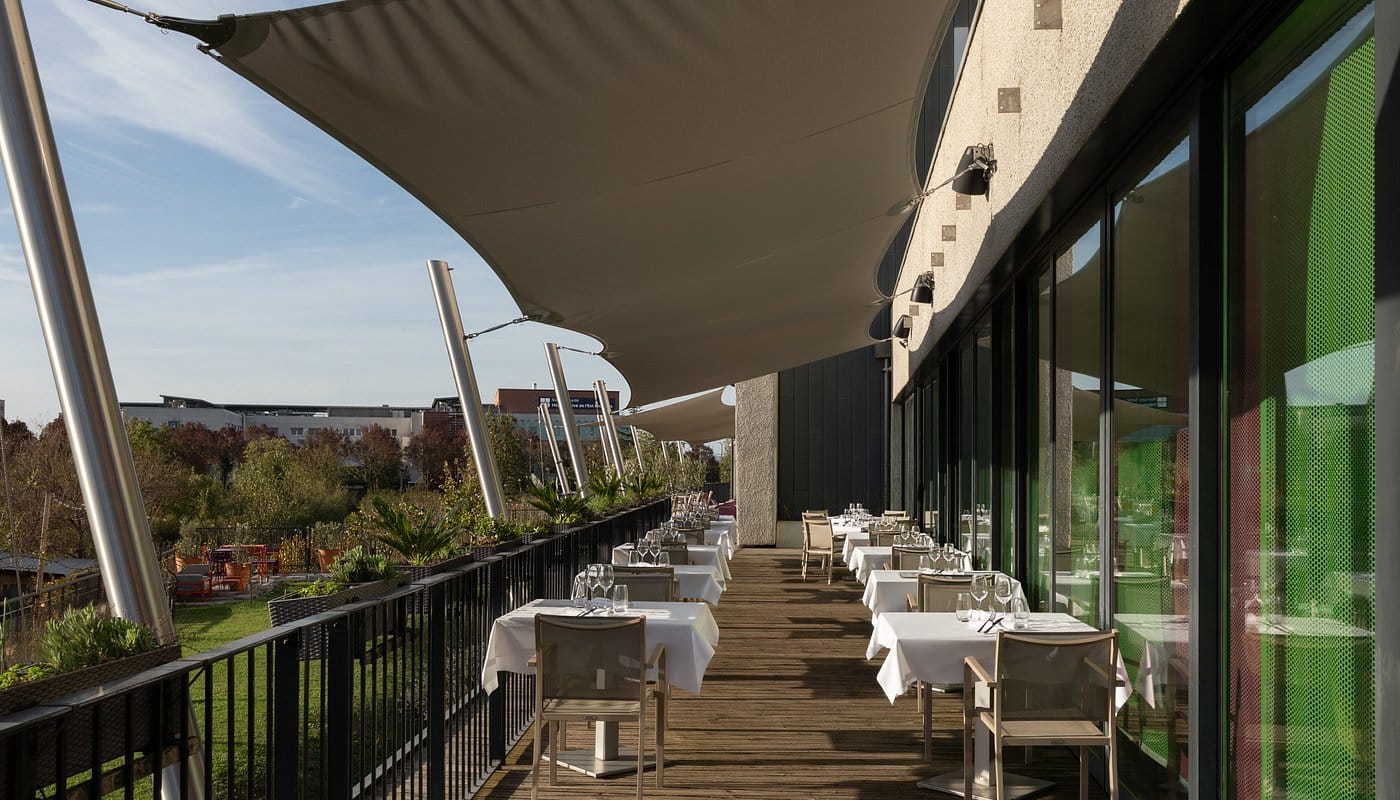 Terrasse du Cocon en journée
