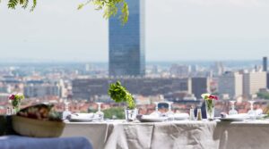 Panorama urbain de Lyon depuis le Jardin des Curiosités