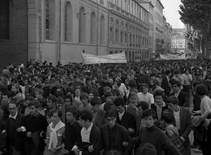 Manifestation étudiants Mai 68 Lyon